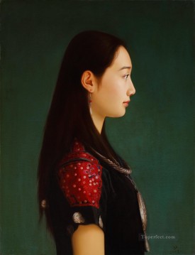 Chinese Girls Painting - woman of Miao nationality Chinese girl